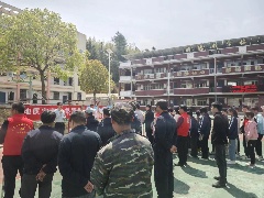 丹溪乡开展地灾害应急演练活动